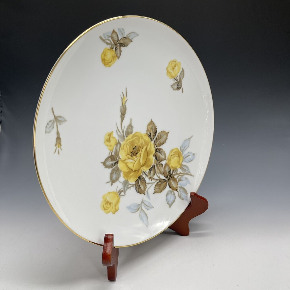 Vintage Cotillion by SANGO Georgianna Japan DINNER Plate 10" Floral Yellow‎ Rose